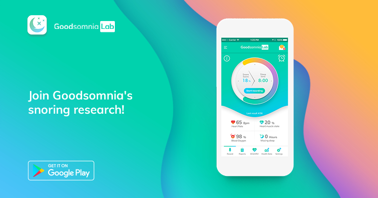 Join Goodsomnia’s snoring global research project