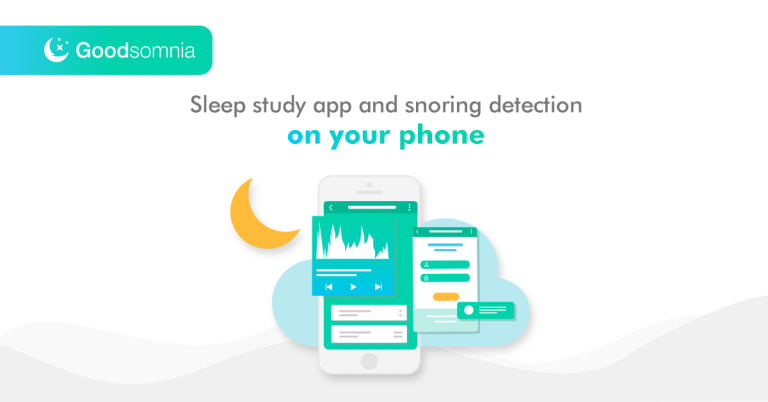 Sleep study app and snoring detection on your phone
