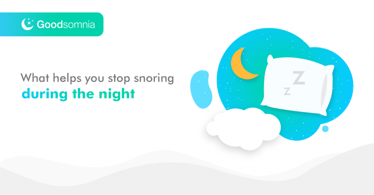 What helps you stop snoring